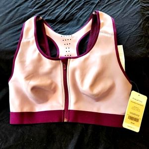 - Fabletics Elsie high-impact front zip sports bra M